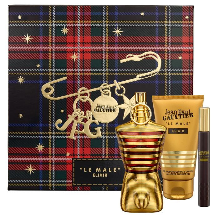 LE MALE ELIXIR 3 PC SET BY JEAN PAUL GAULTIER FOR MEN
